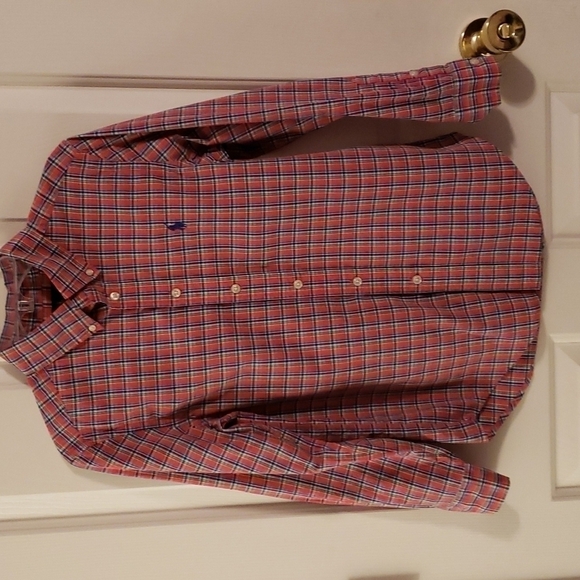 Ralph Lauren Pink Plaid Button Down Shirt - Picture 1 of 11